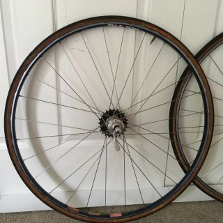 Vintage Campagnolo Record x Mavic SSC blue anno rims 3