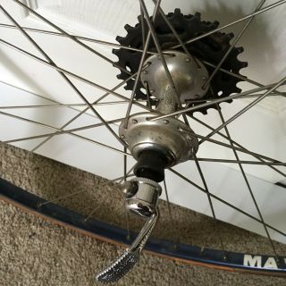 Vintage Campagnolo Record x Mavic SSC blue anno rims 6