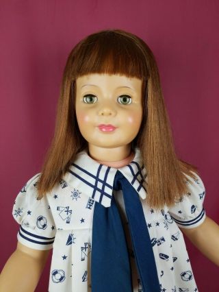 Vintage Ideal Patti Playpal 1960 ' s 35 - 3 Auburn Hair Hazel Sleep Eyes 2