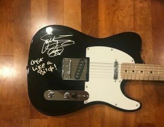 Sully Erna Signed Autographed Telecaster Guitar Godsmack Lyrics Rare