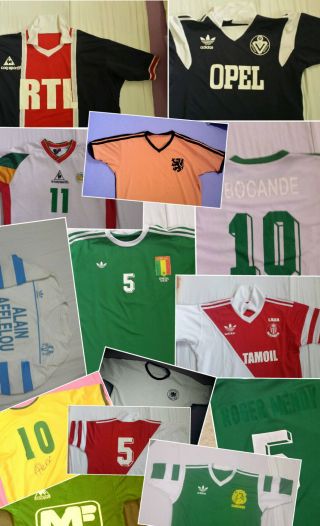 Retro Jersey Vintage Maillot Soccer Psg Om Senegal Cameroun Monaco Brazil Asse