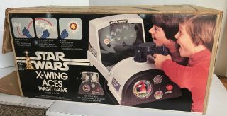 Vintage Rare 1977 Star Wars Kenner Toys X - Wing Aces Target Game W/box Pre - Video