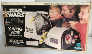 Vintage Rare 1977 STAR WARS Kenner Toys X - Wing Aces TARGET GAME w/BOX pre - video 2