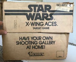 Vintage Rare 1977 STAR WARS Kenner Toys X - Wing Aces TARGET GAME w/BOX pre - video 5