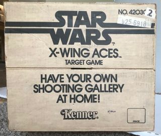 Vintage Rare 1977 STAR WARS Kenner Toys X - Wing Aces TARGET GAME w/BOX pre - video 6