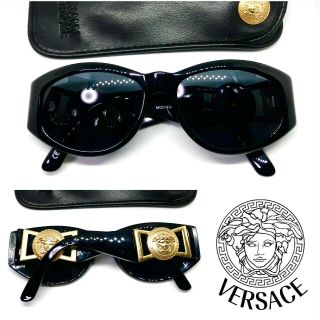 Gianni Versace Mod.  424 Col.  852 Bk Gold Vintage Sunglasses Notorious Big Migos