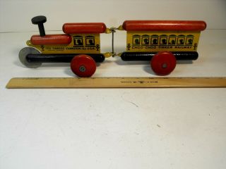 Toy Tinker (Tinkertoys) Choo Choo Tinker train pull toy. 2