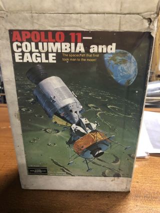 Revell 1973 Apollo 11 - Columbia And Eagle Model Kit 1/96 Vintage Nos