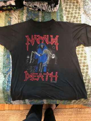 Napalm Death Vintage T - Shirt L