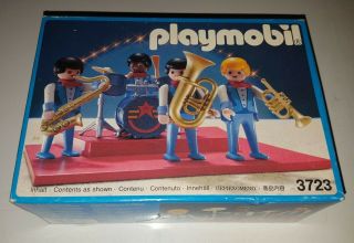 Vintage 1991 Playmobil 3723 Romani Circus Jazz Band Quartet