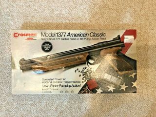 Vintage Crosman American Classic Model 1377 Air Pistol Pellet Or Bb