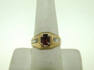 10kt Yellow Gold Multi - Gemstone Vintage Ring Size 7 3/4
