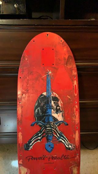 Powell Peralta Skull And Sword Old School Vintage OG Skateboard Santa Cruz Hosoi 2