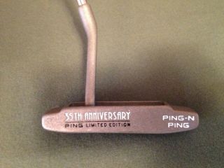 Left Hand Vintage Ping N - Ping 35th Anniversary Putter W/ Headcover 5234