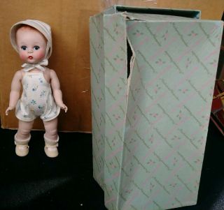 Vintage Madame Alexander Kins Tosca 500 Doll W/ Outfit,  Head Moves,  7.