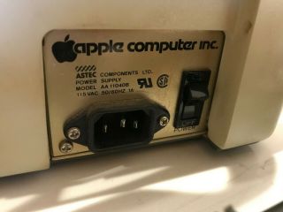 Vintage Apple II,  Plus Computer AA11040B w 2 Disk Drives - Powers Up - No Monitor 4