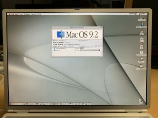 Powerbook G4 Titanium 867mhz DVI M8858LL/A Vintage Apple Laptop OS 9 X 2