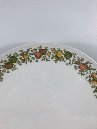 Set Of Dishes Centura By Corning Spice of Life Vegetable Dinner Plate Vintage 6
