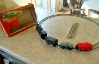 Vintage Continental Flyer Train Set Made In Japan For Repair Plastic