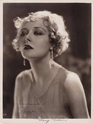 Mary Nolan,  Ziegfeld And Movie Star,  8 X 10 Signed Vintage Portrait Scarce