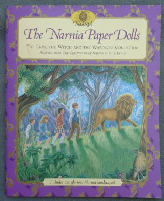 Narnia Book Paper Dolls The Lion The Witch And Wardrobe C.  S Lewis Rare