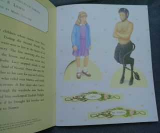 Narnia Book Paper Dolls The Lion The Witch and Wardrobe C.  S Lewis Rare 4
