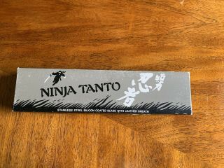 Vintage VALOR Stainless Steel Silicon Coated Ninja Tanto Knife 7