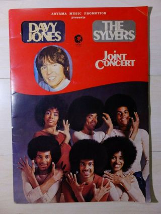 Rare Davy Jones (monkees) Signed Japan Live Tour 1972 Vintage Program Book