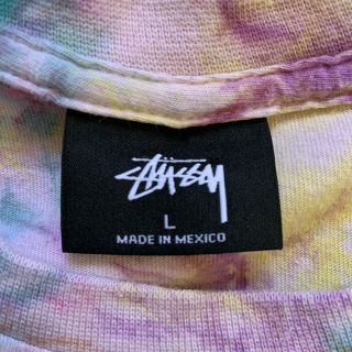 Vintage Stussy 8 Ball Tie Dye Double Sided T - Shirt L 3