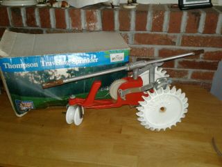 Vintage Thompson Traveling Cast Iron Lawn Sprinkler - No.  600 - Tractor