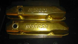 Moroso Vintages Mopar 383/440 Gold Valve Covers