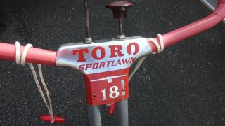 Vintage Antique Toro 18 