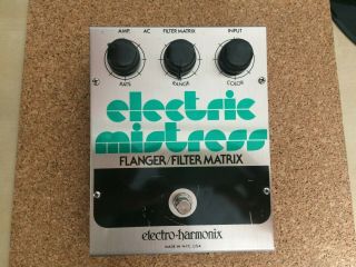Vintage Electro - Harmonix Ehx Electric Mistress Flanger 18v V3 1978