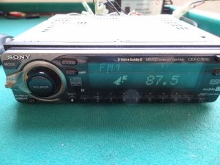 Vintage Sony Am - Fm Cd Car Radio Stereo Cdx - C7850 Mobile Es Eq Changer Ctrl Esp