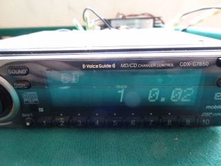 Vintage Sony AM - FM CD Car Radio Stereo CDX - C7850 Mobile ES EQ Changer Ctrl ESP 2