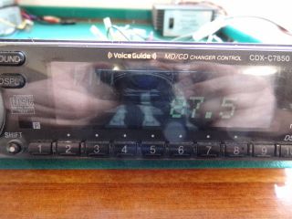 Vintage Sony AM - FM CD Car Radio Stereo CDX - C7850 Mobile ES EQ Changer Ctrl ESP 5