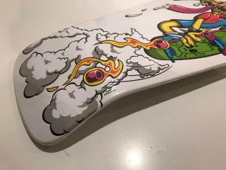 Bart Simpson Santa Cruz Slasher Skateboard Deck Numbed 500 Limited Edition RARE 3