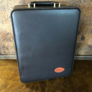 NOS Vintage Portable Bar Hard Travel Case / Barware & Liquor Suitcase Set 2