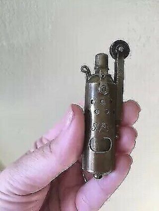 Rare Vintage Austria Brass Windproof Imco WW1 Trench Lighter 4