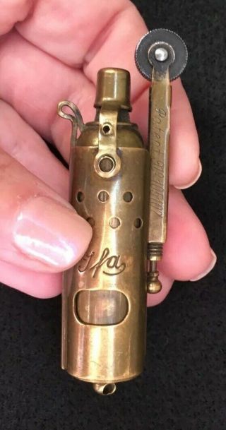 Rare Vintage Austria Brass Windproof Imco WW1 Trench Lighter 5