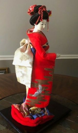 Japanese Geisha Doll Handmade 17 