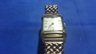 Vintage Bulova 21 jewels Men ' s Watch 10K GF Case 2