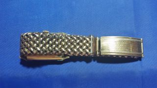 Vintage Bulova 21 jewels Men ' s Watch 10K GF Case 5