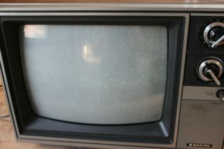 Vintage Sanyo color TV Model No.  31C351 Screen measurements 11 