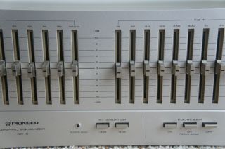 Vtg 70 ' s Pioneer SG - 9 Stereo Graphic Equalizer. 3