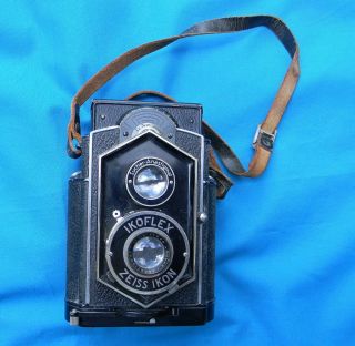 Vintage Zeiss Ikon Ikoflex Twin Lens Camera " Coffee Can "