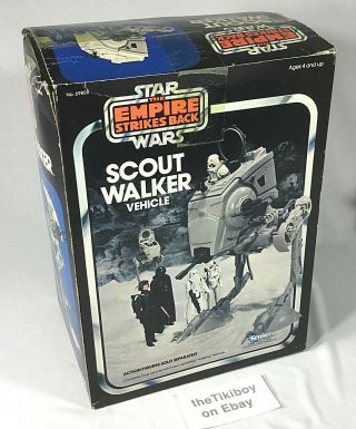 VINTAGE Star Wars EMPIRE Strikes Back SCOUT WALKER Vehicle Kenner 1982 4