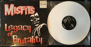 Misfits Legacy Of Brutality - White Vinyl 1/500 - Rare Danzig Samhain Fiend Club
