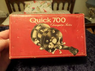 Quick 700 Champion Series Baitcasting Reel Vintage Rare
