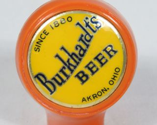 Vintage Burkhardts Beer Ball Tap Knob Handle Akron Ohio Bastian Bros.  Rochester 2